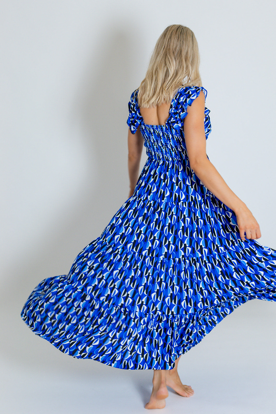 EDEN MAXI DRESS - BLUE